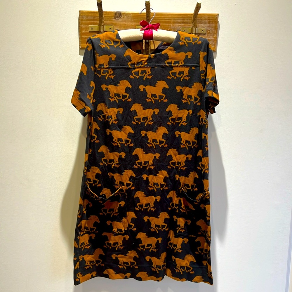 Vivienne Tam horse print dress